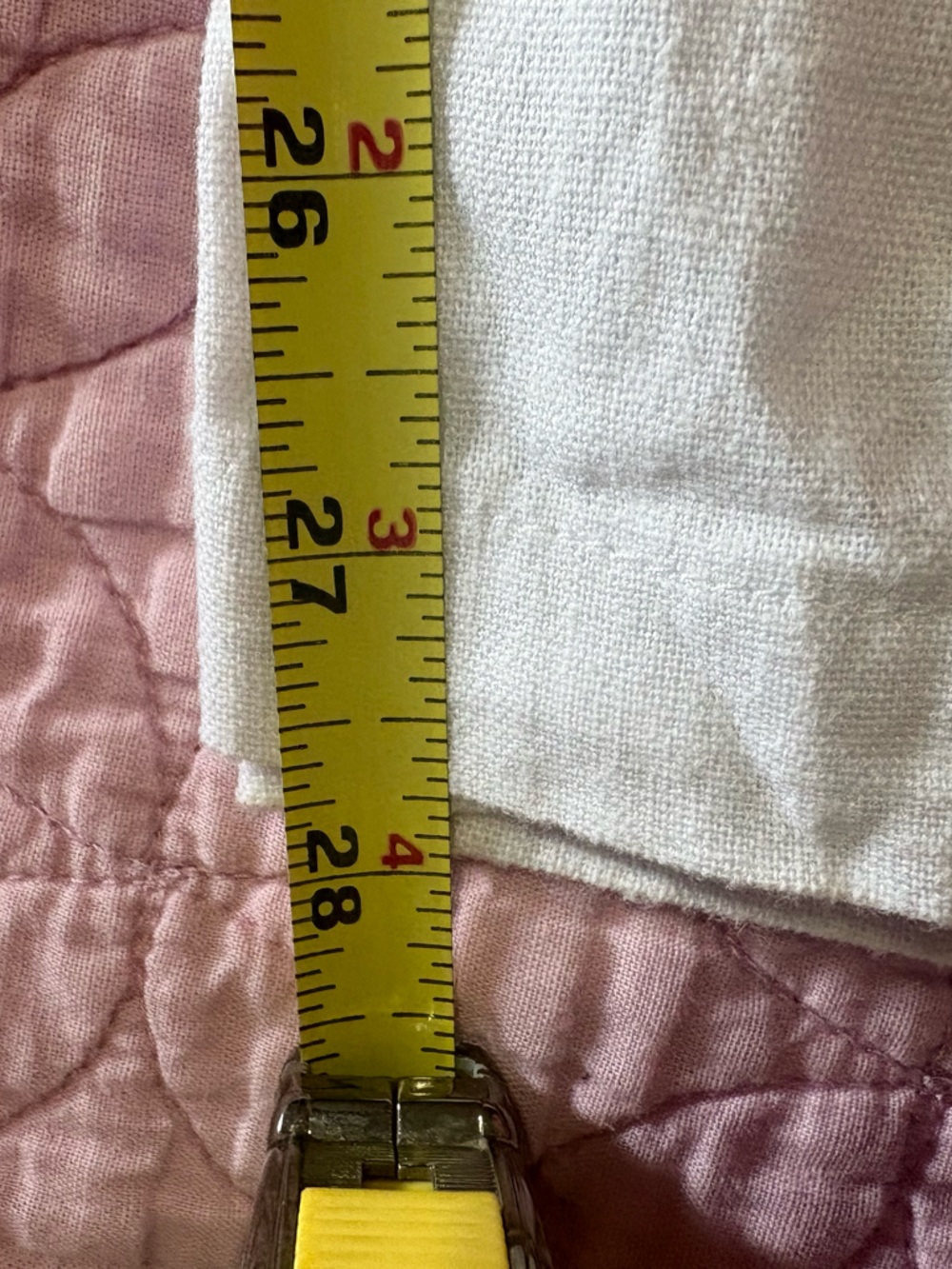 Vince Camuto White Linen Relaxed Fit Lightweight - Picture 7 of 7